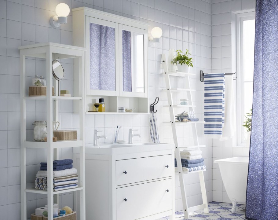 Кухня икеа в ванной