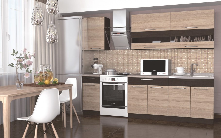 Кухня Маша 2.0 венге дуб сонома