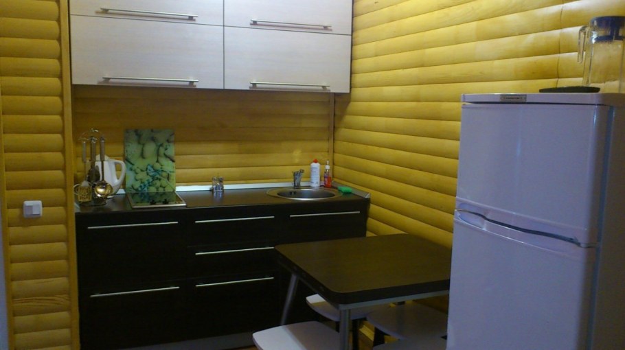 Отделка кухни блок хаусом