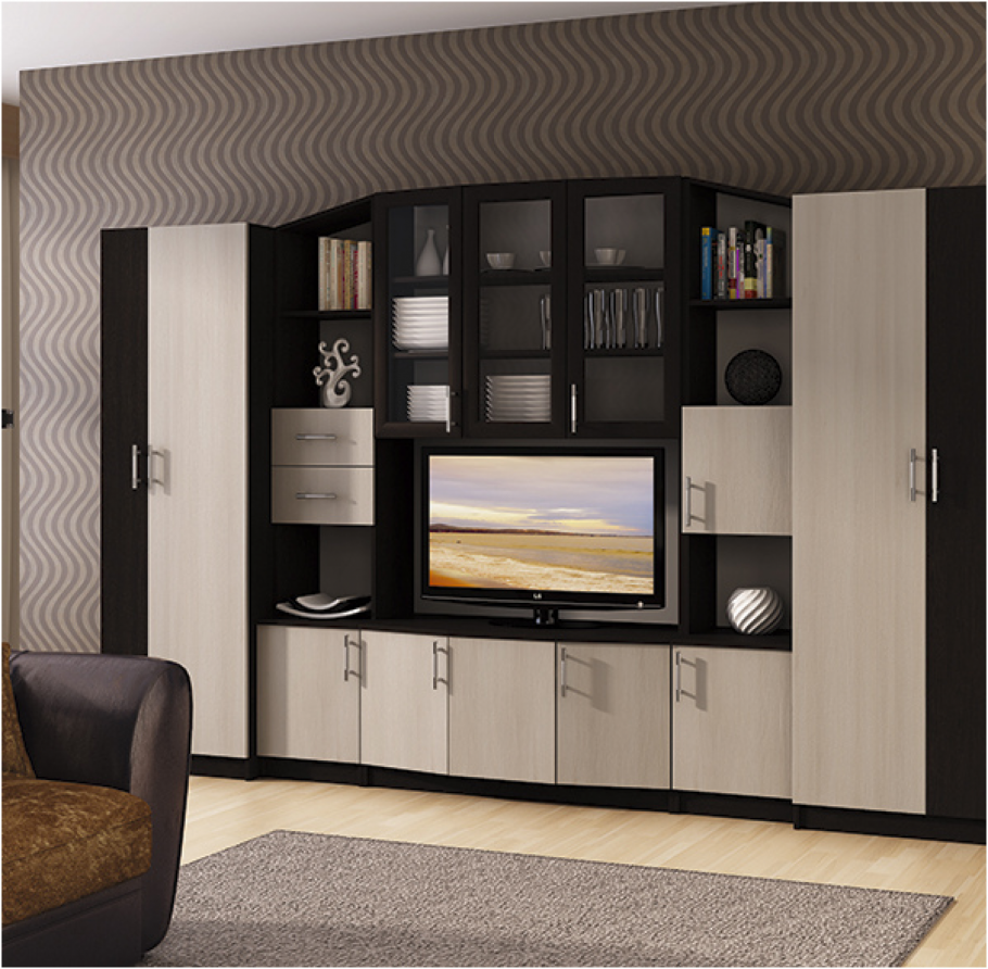 Гостиная миф Макарена , венге/дуб беленый