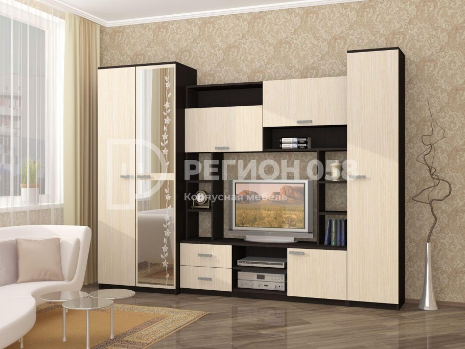 Гостиная Флора БТС венге