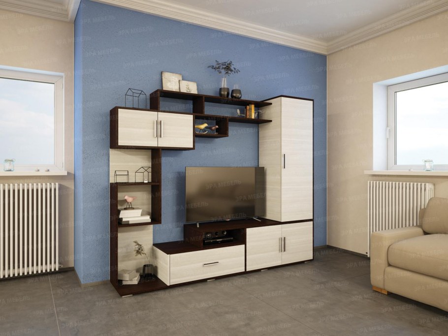 Стенка Пекин венге/дуб