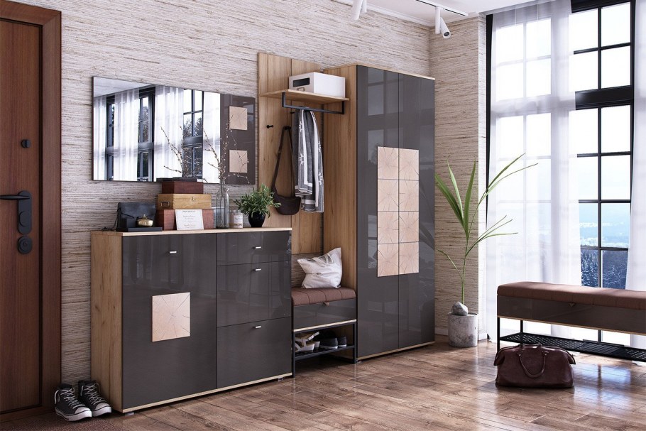 Прихожая Фиджи дуб золотой/Кашмир