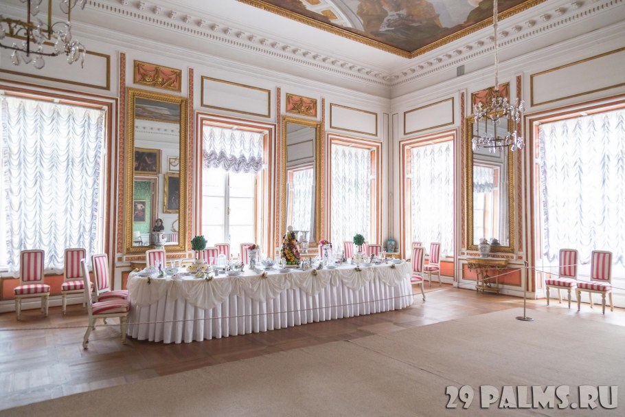 Дворец Кусково план 1 этаж