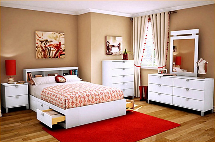 Стильная спальня для девушки