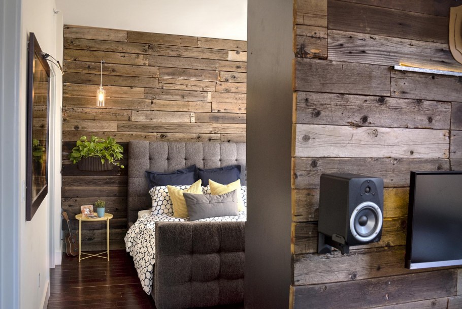Шпонированные панели Wallhof Wood "тик"