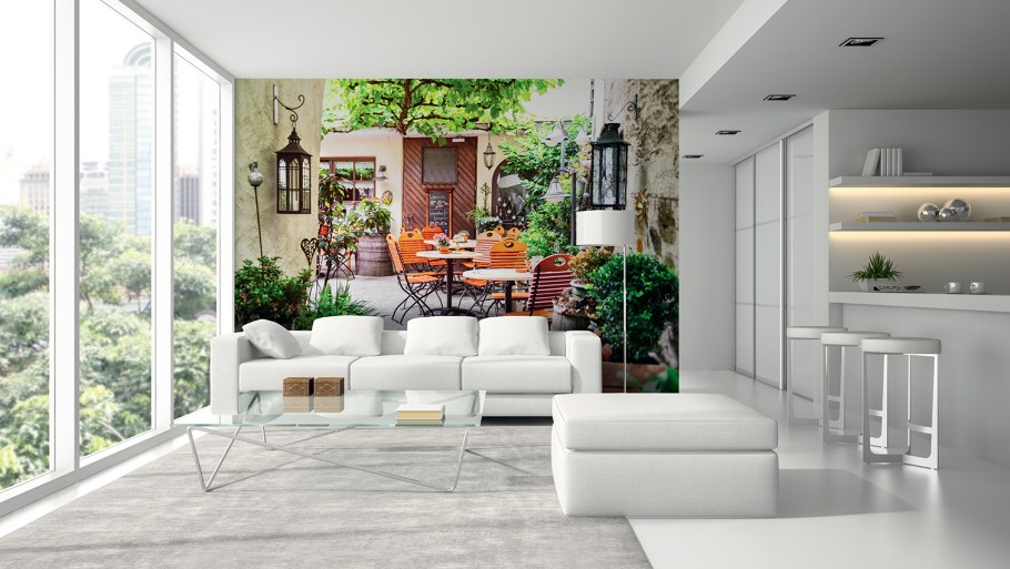 Сад ландшафт английский стиль патио