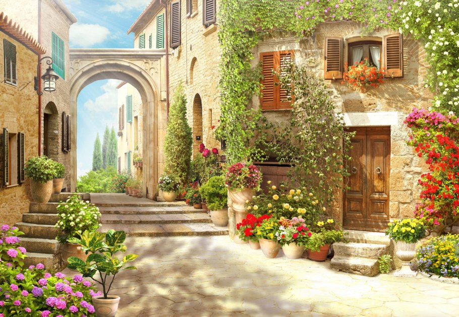 Роспись стен в столовой