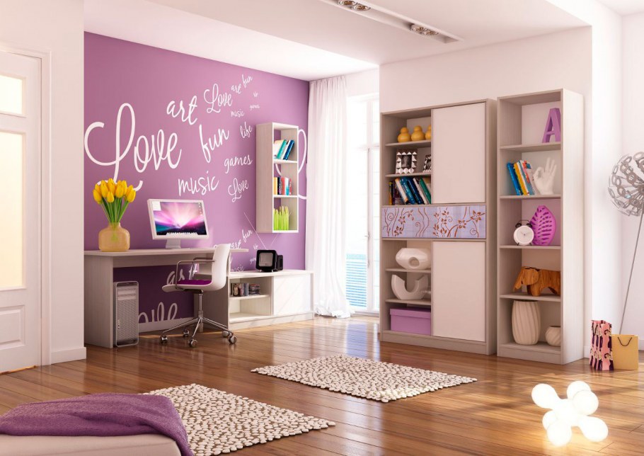 Подростковая спальня для девочки