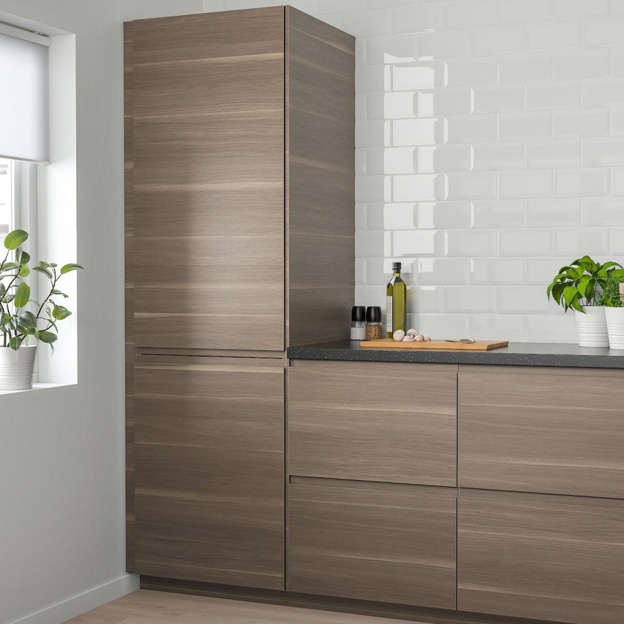 Кухня икеа Воксторп серая