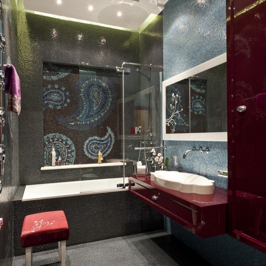 Санузел в стиле Фьюжн