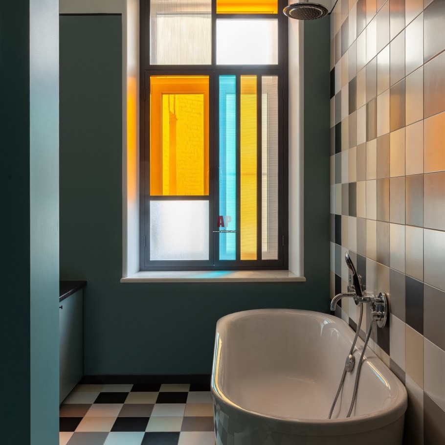 Ванна в стиле Эклектика