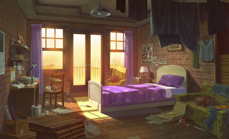 Уютная комната арт