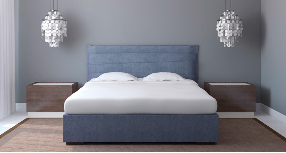 Спальня в фиолетовых тонах