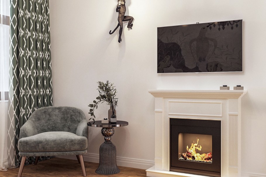 Электрокамины в интерьере люди