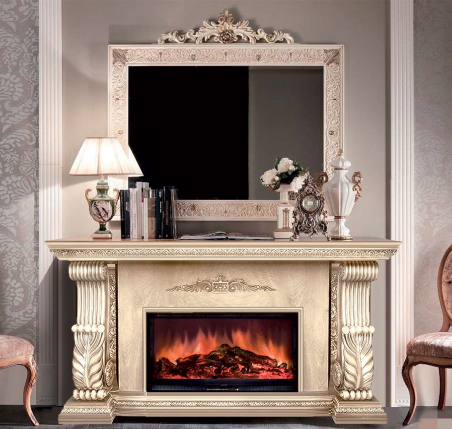 Камин Гленрич сенатор светлый