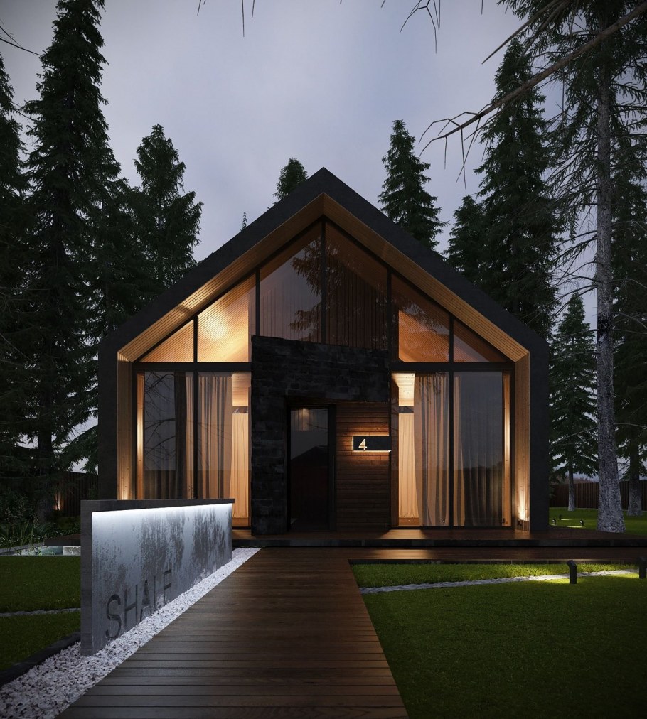 Дом-сарай в Голландии Barn House Eelderwolde