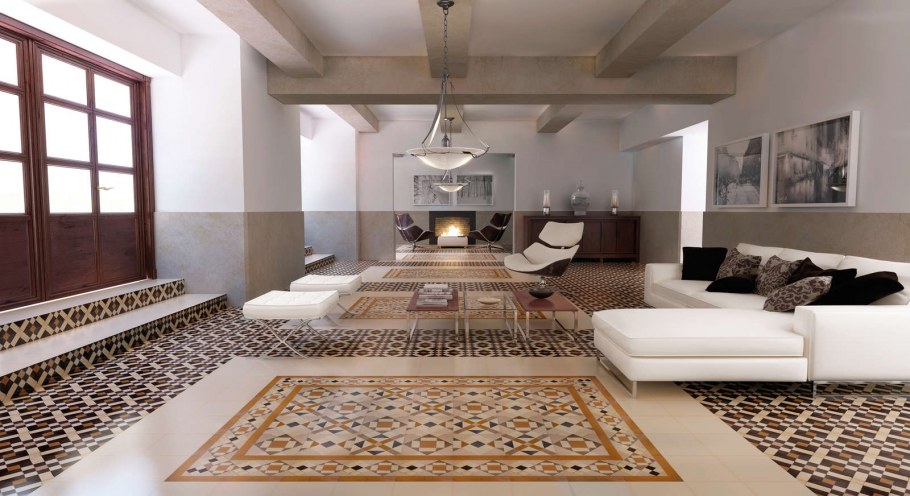 Керамогранит в стиле арт деко