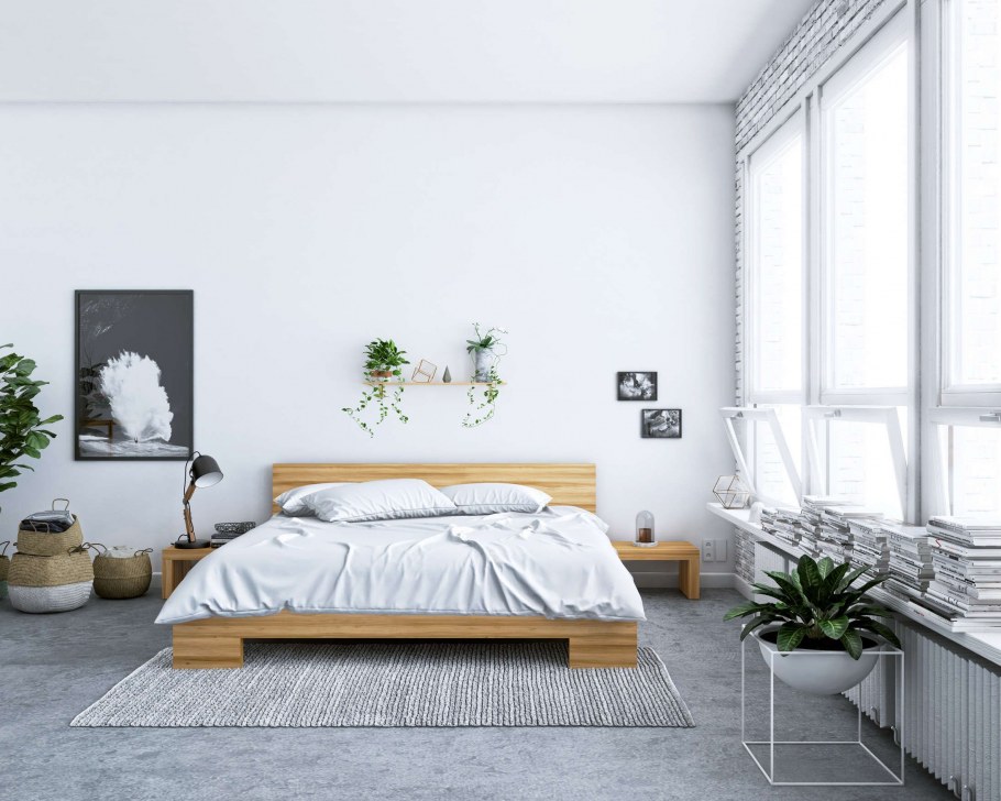 Спальня в скандинавском стиле