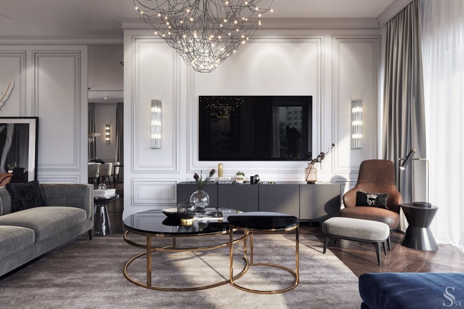 Гостиная Неоклассика