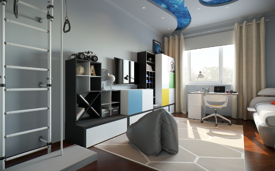 Детские комнаты для мальчиков