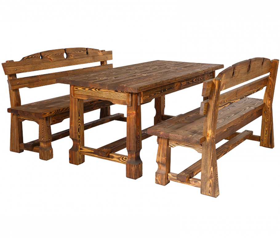 Стол и скамейки для бани