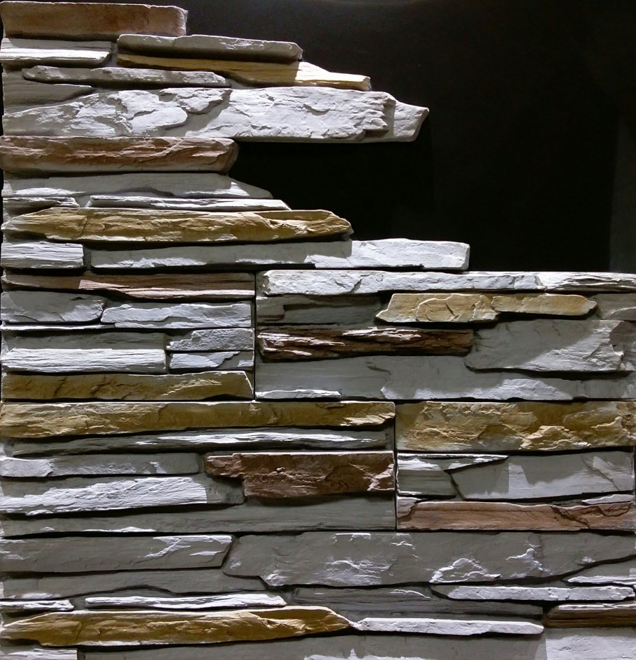 Облицовочный камень полукруглый