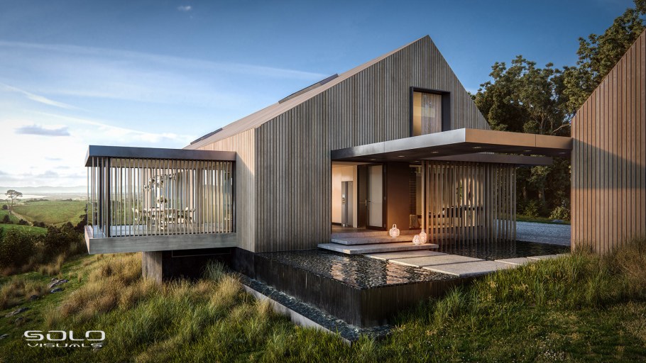 Barn House с террасой