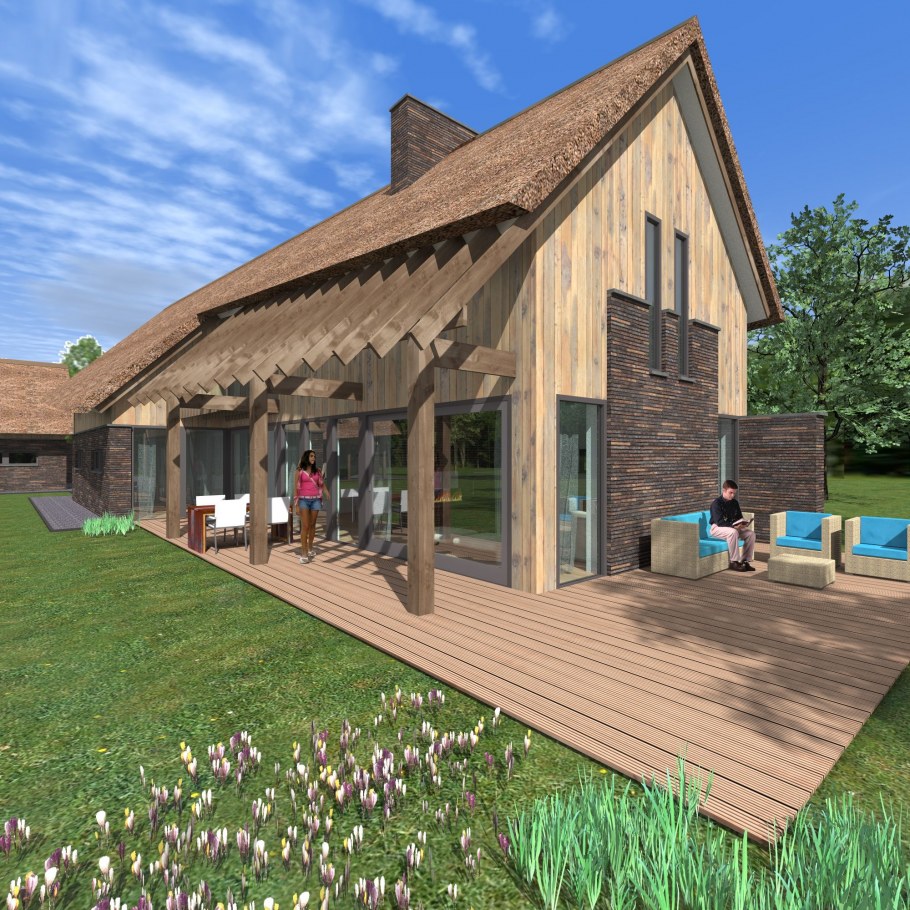 Barn House с террасой