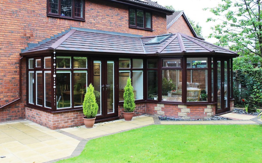 Круглая пристройка к дому