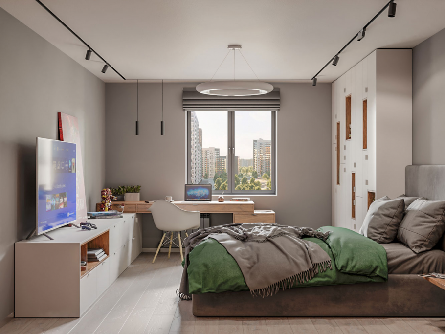 Планировка комнаты вид сверху