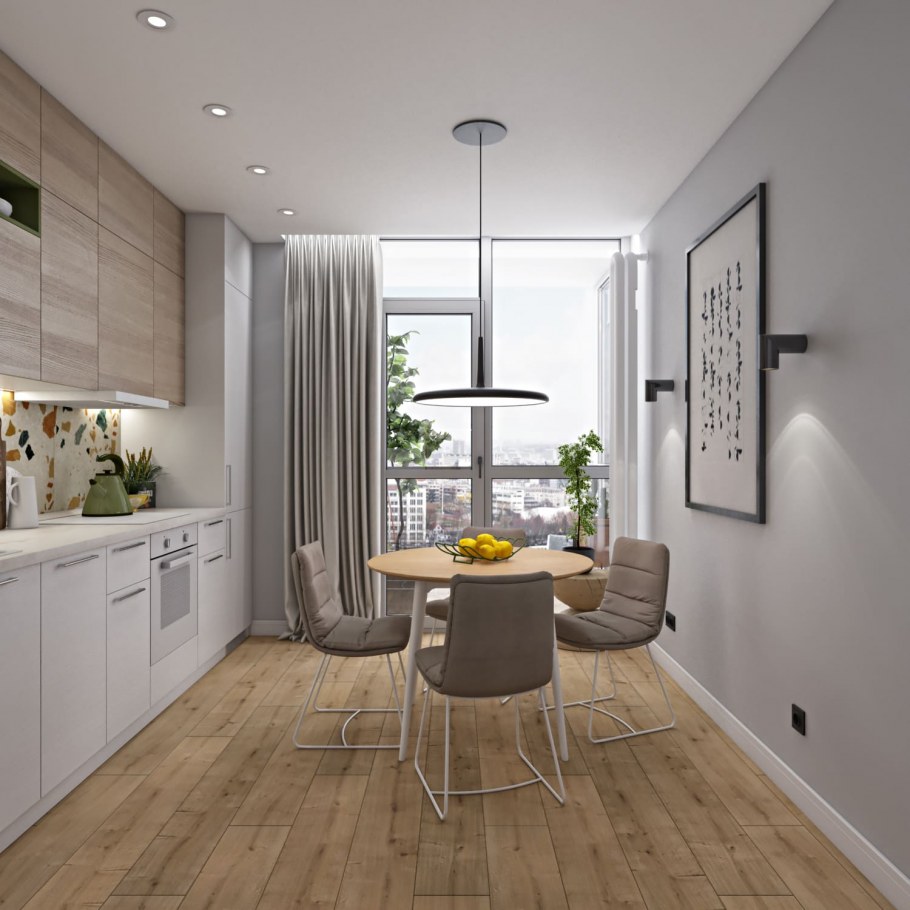 Скандинавский Минимализм на 30 кв м