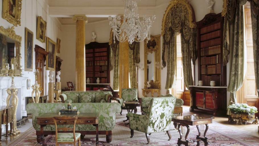 Имение Ривертон Англия интерьер