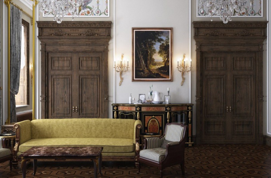 Интерьер квартиры в стиле дворца