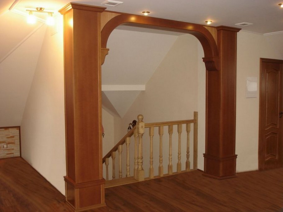 Деревянные арки в интерьере