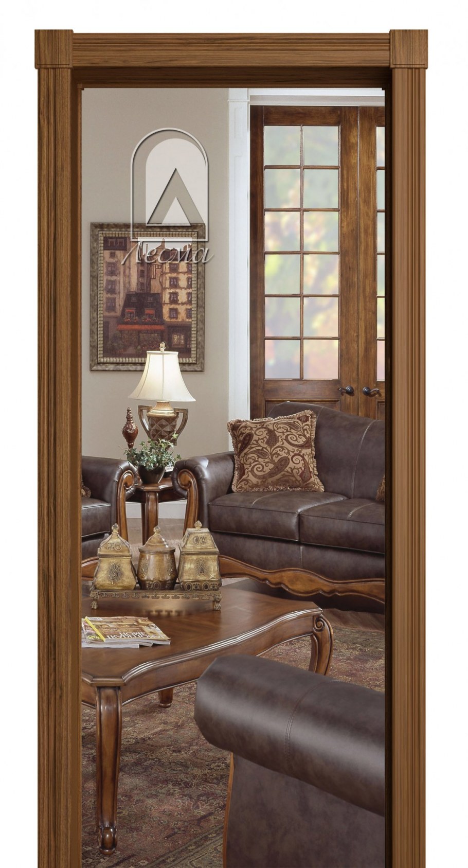 Арка Лесма портал Люкс итальянский орех