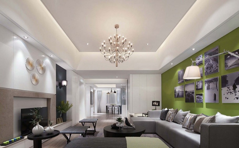 Стильные натяжные потолки