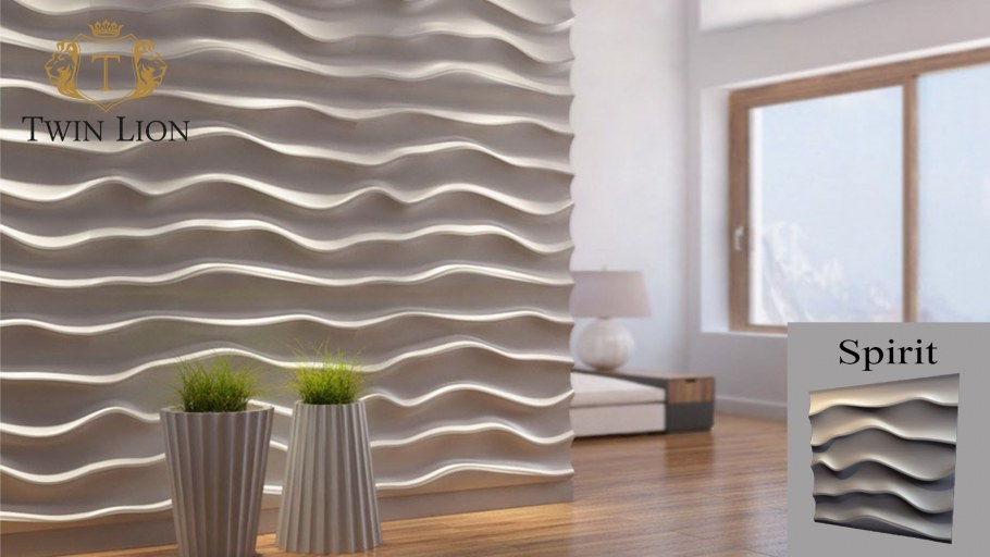 Гипсовая 3d панель "эфир"