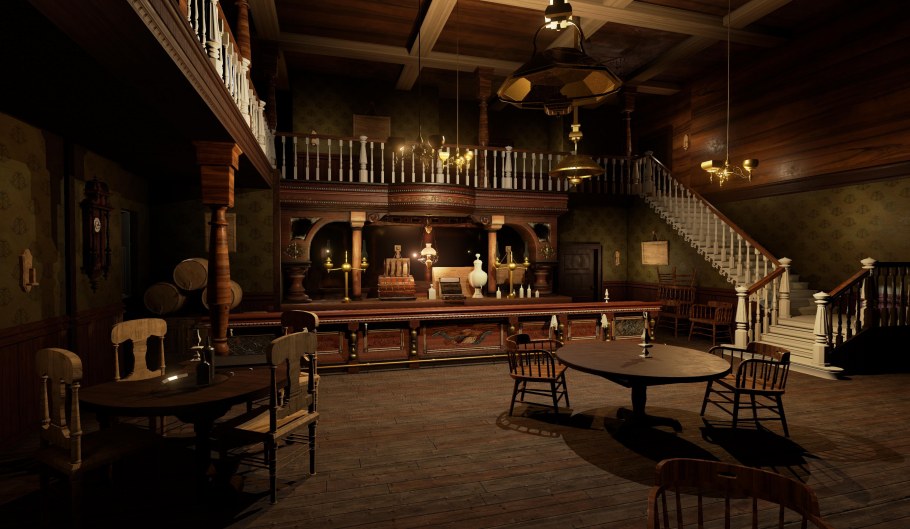 Дикий Запад бар внутри