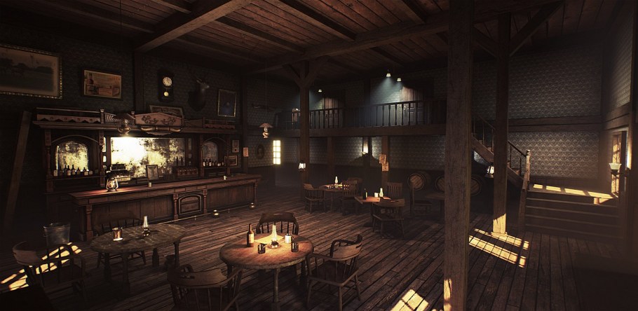 Saloon вестерн бар