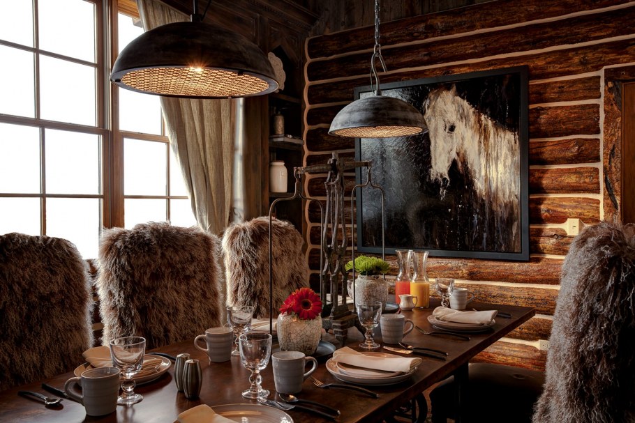 Гостиная в стиле милитари