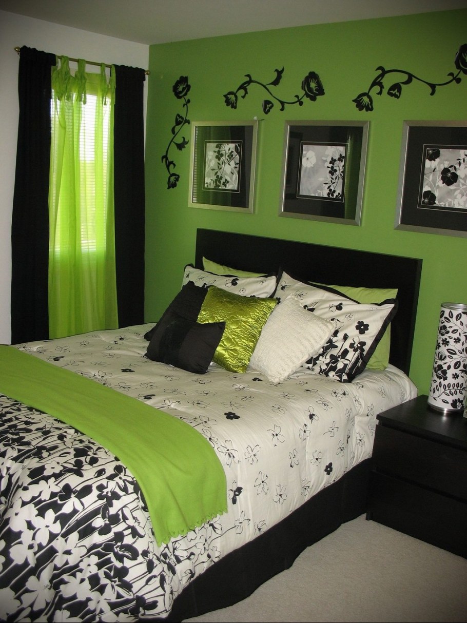 Зеленая спальня