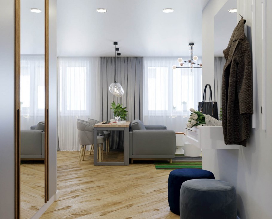 Дизайн интерьера маленькой квартиры для пенсионеров