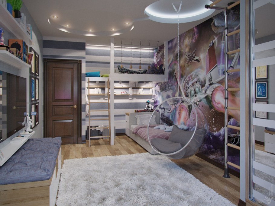 Детская с панорамным окном