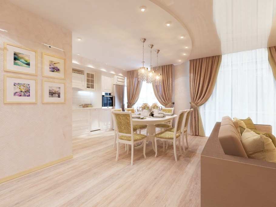 Интерьер 4 комнатной квартиры