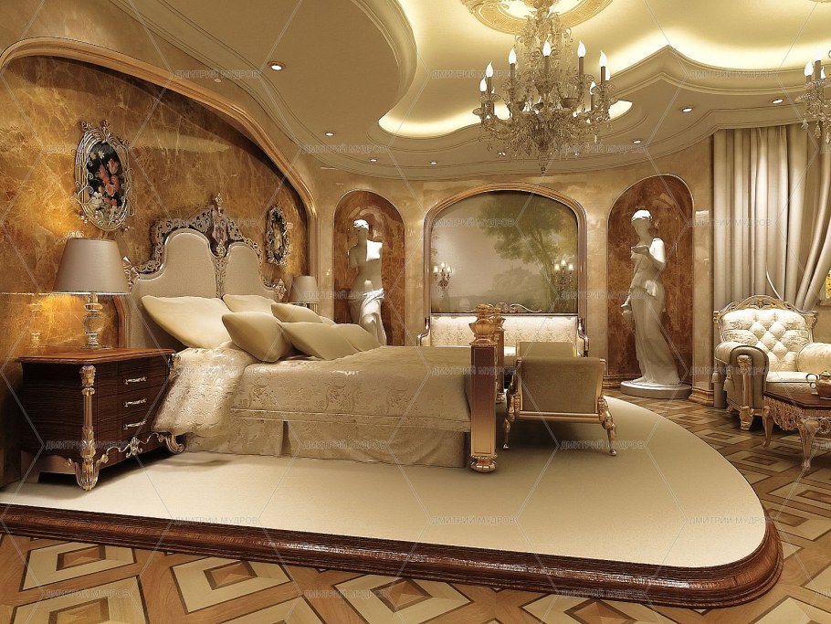 Дорогая спальня