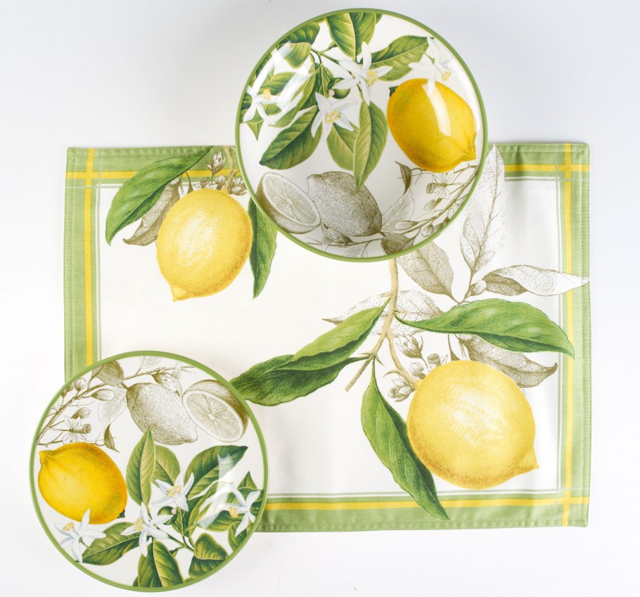 Итальянский декор с лимонами