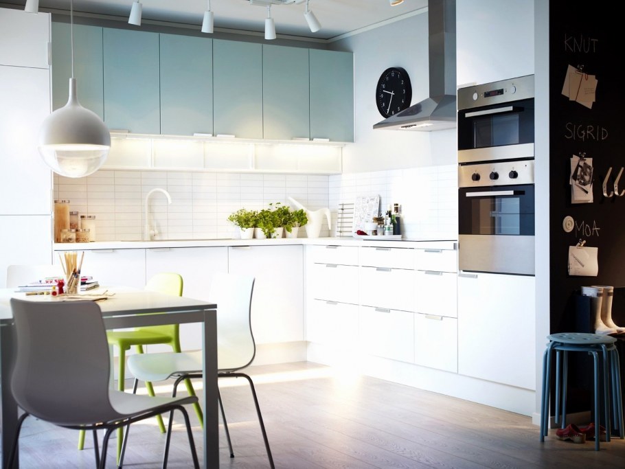 Белая кухня икеа