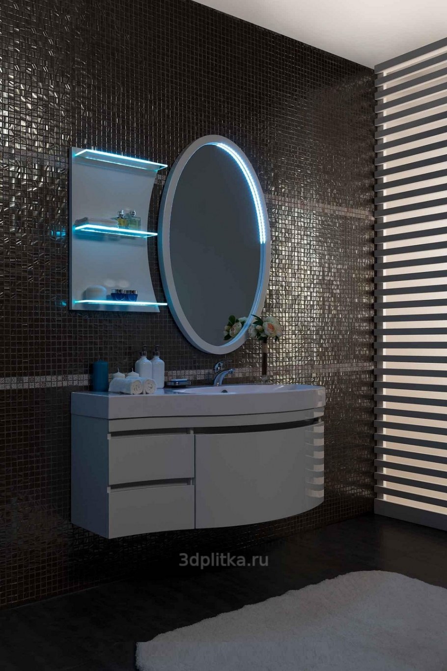 Тумба с раковиной Aquanet опера 115