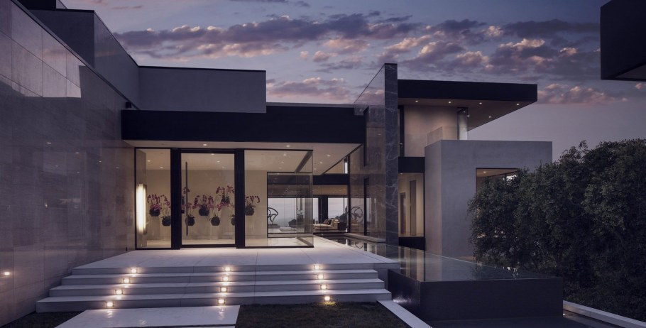 Резиденция Sunset strip с потрясающим видом на Лос-Анджелес